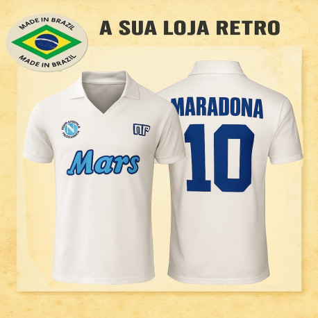 Camisa Retrô Napoli Maradona1988- 89 - ITA