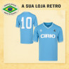 Camisa Retrô Napoli Azul Cirio 1984- 85 - ITA