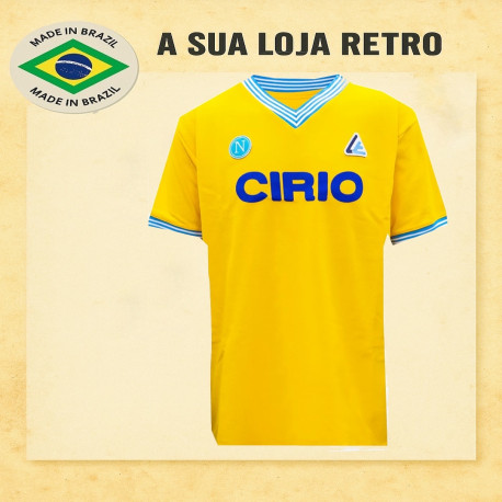 Camisa Retrô Napoli Cirio 1984 - ITA