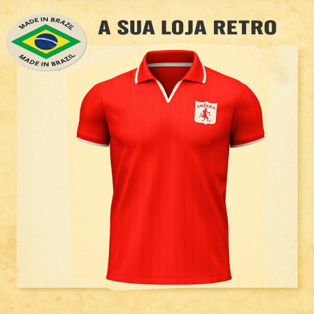 Camisa retrô América de Cali 1980