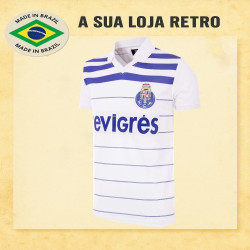 Camisa Retrô Fc Porto Branca 1987 Revigres- POR