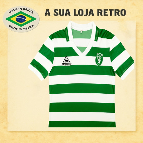 Camisa Retrô Sporting de Portugal le coq - POR