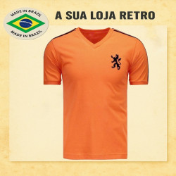 Camisa retrô Holanda Dry Fit - 1974