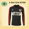 Camisa retrô São Paulo campeão Paulista - 1987 Bic Tricolor