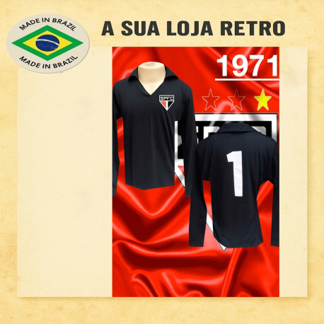 Camisa retrô São paulo goleiro 1971