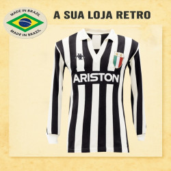 Camisa retrô Juventus Ariston ML- 1982-83