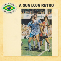 Camisa retrô Manchester City Azul - ENG