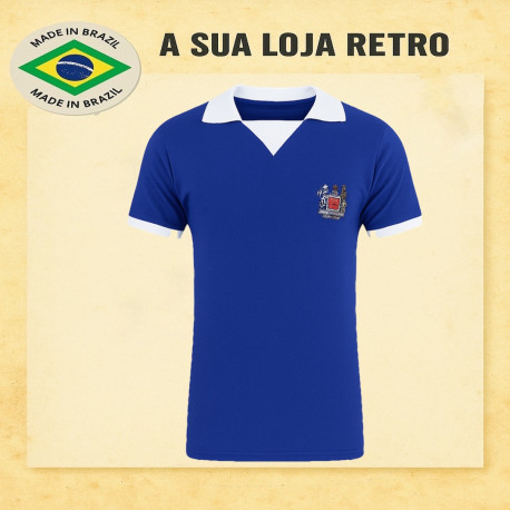 Camisa retrô Manchester City Azul - ENG