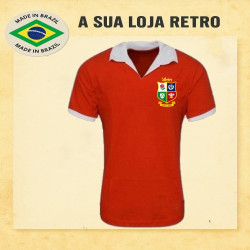 Camisa retrô de rugby British and Irish lions