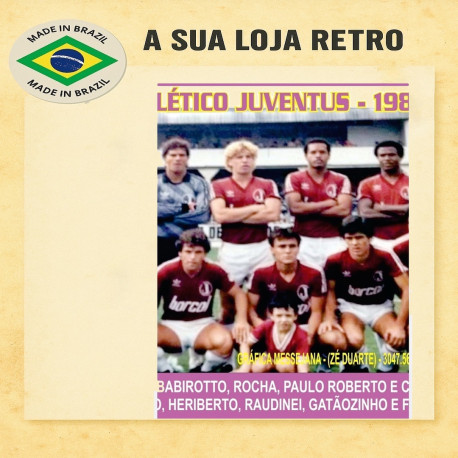 Camisa retrô Juventus da Mooca Branca Borcol - 1987