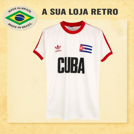 Camisa Retrô Seleção de Cuba 1980