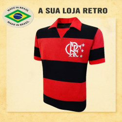 Camisa retrô Flamengo gola polo -1991