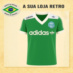 Camisa retrô Coritiba treino verde logo