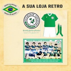 Camisa retrô Matsubara SE branca . 1980