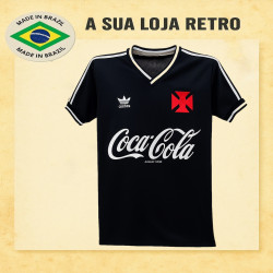 Camisa retrô Vasco Preta Comemorativa