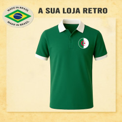 Camisa retrô dos Camarões amarela le coq