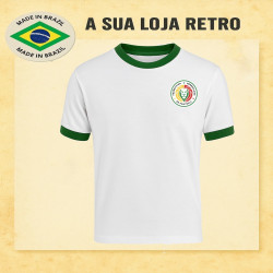 Camisa retrô Senegal branca 1970