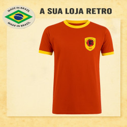Camisa retrô Angola gola careca 1970