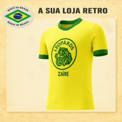 Camisa retrô Zaire amarela- 1974