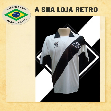 Camisa retrô Mixto Esporte Clube finta branca