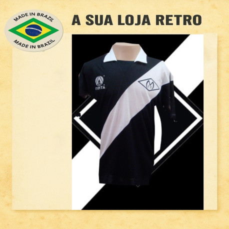 Camisa retrô Misto Esporte Clube finta preta