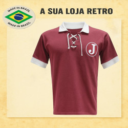 Camisa retrô Juventus da Mooca branca cordinha 