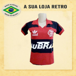  baby look retrô flamengo ( lubrax ) -1977