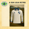 Camisa Retrô Nacional de Montevideo ML Branca 1987 - URU