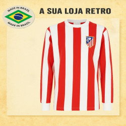Camisa retrô Alético de Madrid vermelha ML- 1973