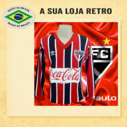 Camisa retrô São Paulo FC tricolor Nugget