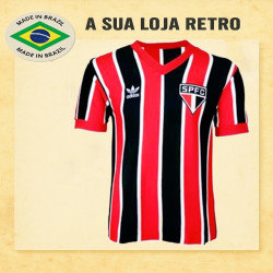 Camisa retro São Paulo FC tricolor coca cola