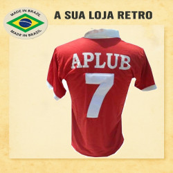 Camisa retrô Aplub Internacional vermelha - 1986