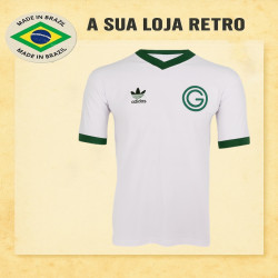 Camisa retro Goiás logo branca 1987