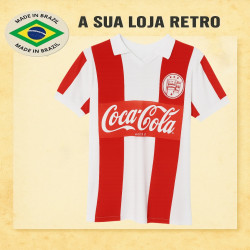 Camisa retrô Náutico Coca Cola Vermelho
