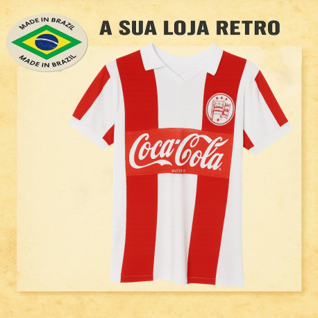 Camisa retrô Náutico Coca Cola Vermelho