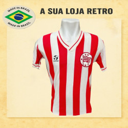 Camisa retrô Náutico listrada topper.
