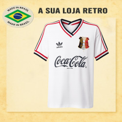 Camisa retrô Santa Cruz Branca Comemorativa