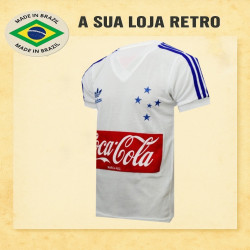Camisa retrô coca cola branca 1987