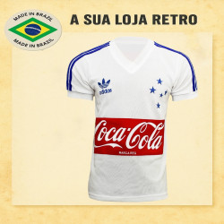 Camisa retrô coca cola branca 1987