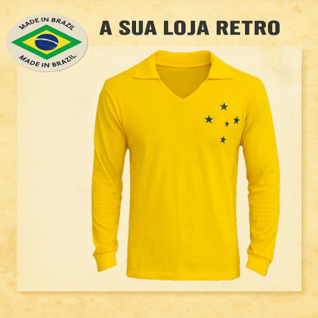  Camisa retrô Cruzeiro goleiro Raul 