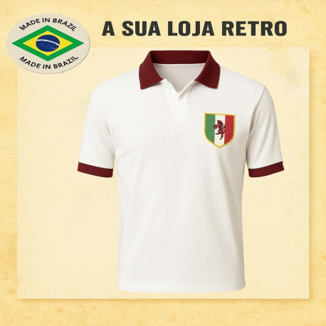 Camisa Retrô Torino branca tradicional- ITA
