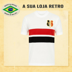 Camisa retrô Santa Cruz branca - 1970 