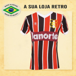 Camisa retrô Santa Cruz tricolor Banorte