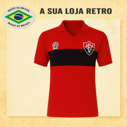 Camisa retrô Vitoria Vermelha 1980