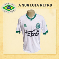 Camisa retrô Coritiba 1989 branca campeâo 