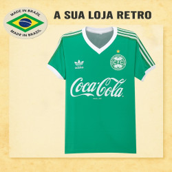 Camisa retrô Coritiba comemorativa verde coca cola