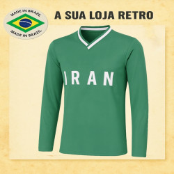 Camisa retrô Iran verde ML - 1978