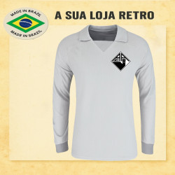 Camisa retrô Académica Coimbra Cinza ML 1980- POR