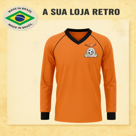 Camisa retrô Zambia 1988 ML
