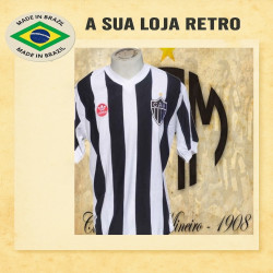Camisa retrô Atlético logo vermelho